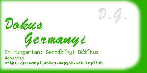 dokus germanyi business card